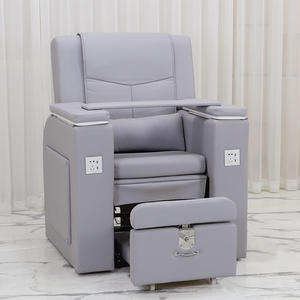Modern Luxury Beauty Nail Salon Furniture Drainage Pump Foot Spa <b>Vibration</b> Heating Massage Pedicure <b>Chair</b> Customizable Color - Product Image 1