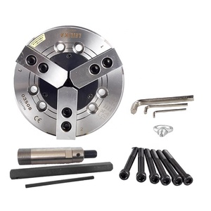 LEILIKA, 12 pulgadas, alta velocidad, centro cerrado, 3 mordazas, Portabrocas hidráulico, accesorios para fresadora de máquina de torno <span class=keywords><strong>CNC</strong></span> - Product Image 2