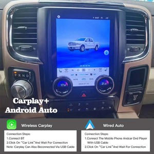 Android 14 Car Radio GPS Navi Multimedia Player Stereo for Dodge Ram 1500 2500 3500 2013-2018 Tesla Style Screen DSP CarPlay 4G - Product Image 3