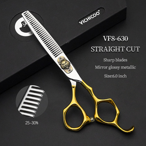 กรรไกรตัดผมสแตนเลสหลายสีกรรไกรตัดผมแบบมืออาชีพ - Product Image 3