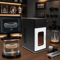 Machine de gravure laser 3D compacte et portable, UV 355nm 5W, précision de 0,02 mm, table élévatrice électrique, utilisation à domicile ou au bureau