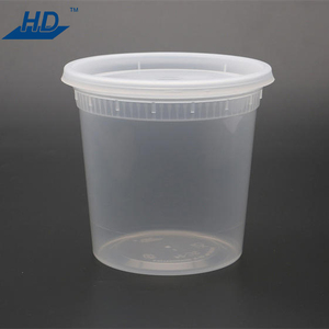 Congélateur Hd de haute qualité au micro-ondes sûr Tak Eout contenants alimentaires en plastique jetables 8 16 24 32 Oz clair pour soupe de nouilles - Product Image 3