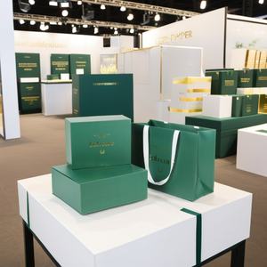 Crown Win Custom Coated Rigid Cardboard Magnet <b>Gift</b> <b>Boxes</b> <b>Gold</b> Foil Embossed Sponge Lining UV Matt Lamination Recycled Materials - Product Image 1