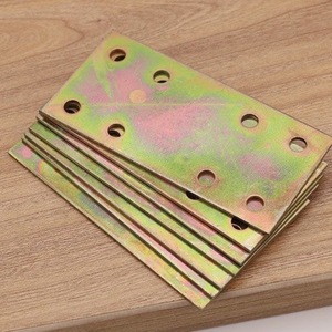 Pièce de connexion plate 4x8 en acier laminé à froid plaqué, support de meuble durable, connecteur de support d'étagère - Product Image 2