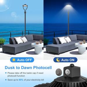 Lámpara de Poste Moderna para Jardín Exterior, Impermeable, de Aluminio, LED, para Paisajismo, Calle o Camino - Product Image 5