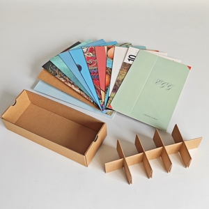 Caja de regalo de cajón personalizada ecológica de alta calidad para 10 huevos de corral, caja de embalaje de cartón corrugado Kraft con patrón de gallina - Product Image 5