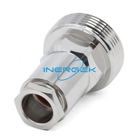 Connecteur femelle L29-K-8 DIN 7/16-K8 pour câble coaxial 50-8 8D-FB 50 ohms
