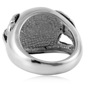 yunnique Retro Punk <b>Skull</b> Stainless Steel <b>Ring</b> For Men 21 Geometric Design Jewelry Gift - Product Image 4