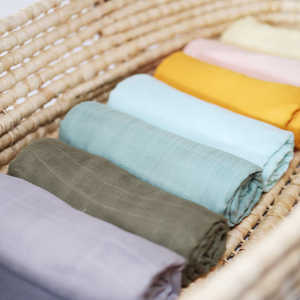 Cotone organico di bambù bambino 120x120cm neonato avvolge coperta mussola Swaddle <span class=keywords><strong>Wrap</strong></span> - Product Image 3