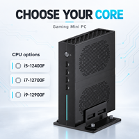 Mini PC avec châssis de 10,7 x 8,5 x 2,2 pouces, ordinateur de format compact avec processeur Intel Core et carte graphique dédiée pour bureaux compacts