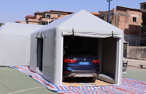 Salle de <span class=keywords><strong>peinture</strong></span> en aérosol <span class=keywords><strong>gonflable</strong></span> extérieure portable chaude Usine de tente de couverture de voiture mobile personnalisée-Inflatables publicitaires personnalisés - Product Image 4