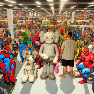 Statuetta Personaggio Personalizzata in Resina 3D a Grandezza Naturale, Bambola in Fibra di Vetro, Scultura 3D di Compagno Cartone Animato in Vendita - Product Image 2