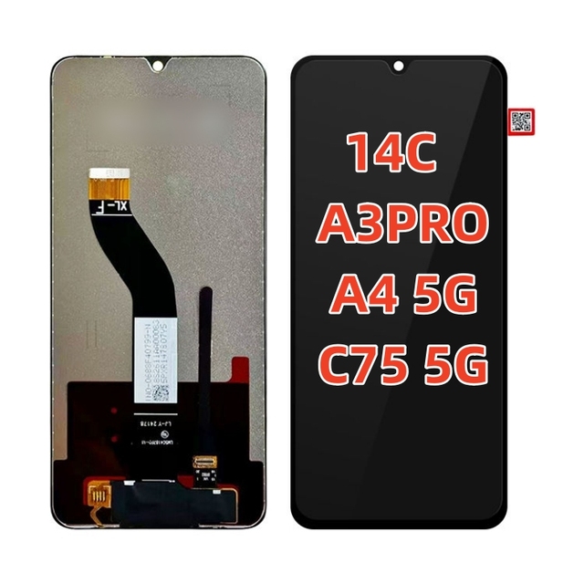 Factory Outlet Touch Display for MI REDMI A3PRO/A4 5G/POCO M6/C75 5G/13C 14C LCD Screen