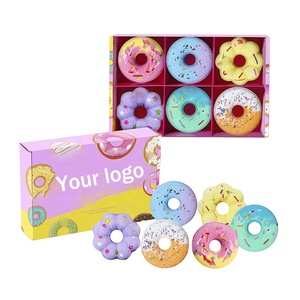 Bombas <span class=keywords><strong>de</strong></span> <span class=keywords><strong>baño</strong></span> coloridas OEM hechas a mano Bubble Fizz Donut <span class=keywords><strong>bolas</strong></span> <span class=keywords><strong>de</strong></span> <span class=keywords><strong>baño</strong></span> Natural Vegan Spa bombas <span class=keywords><strong>de</strong></span> <span class=keywords><strong>baño</strong></span> juego <span class=keywords><strong>de</strong></span> regalo - Product Image 2