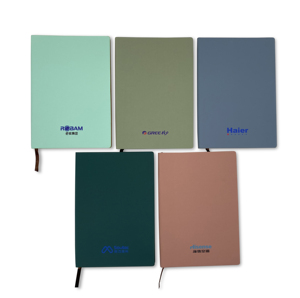 Modern and Fashionable Soft Leather Cover Notepad Solid Color Portable <strong>Campus</strong> Diary Customizable Leather <strong>Notebook</strong> - Product Image 5