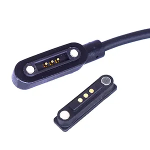 Cavo dati di ricarica USB magnetico maschio femmina connettore Pogo Pin porta di alimentazione 2/3/4Pin magneti contatto Pad presa PCB