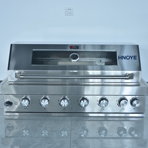 Parrilla de <span class=keywords><strong>Gas</strong></span> Integrada de Estilo Coreano, Premium, de Acero Inoxidable 304, para Cocinar al Aire Libre sin Humo - Product Image 2