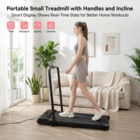 Tapis de marche électrique pliable sous le bureau, 2,0 CV, capacité maximale 120 kg, pour chien