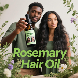 เซรั่มบำรุงหนังศีรษะความหนาแน่นของน้ำมันละหุ่งโรสแมรี่ธรรมชาติ100% เพิ่มความแข็งแรงให้กับยาอายุวัฒนะบำรุง - Product Image 3