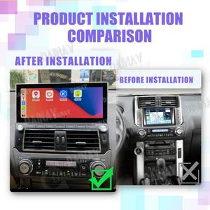วิทยุติดรถยนต์ขนาด 12.3 นิ้ว สำหรับ Toyota Land Cruiser Prado ปี 2014-2017 ระบบ Android 10 เครื่องเล่นมัลติมีเดีย วิดีโอ สเตอริโอ GPS Carplay - Product Image 5