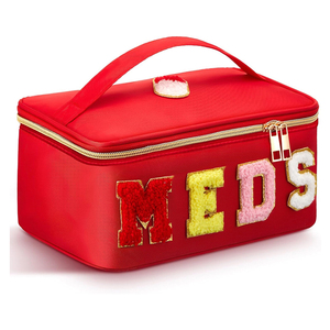 Estuche de Transporte Portátil, Ligero e Impermeable, Bolsa de Suministros de Primeros Auxilios, Diseño Multicompartimento, Fácil de Limpiar, Bolsa Médica de Poliéster - Product Image 1