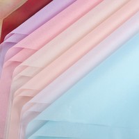 Kertas Kemasan Berbentuk Pir Warna Solid Gaya Korea Terlaris untuk Bahan Rangkaian Bunga dan Kemasan Hadiah