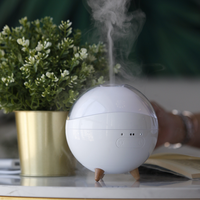 Veilleuses à Led électriques humidificateur d'air brume d'arôme en forme de nuage humidificateur de nuage de pluie et diffuseur d'huile