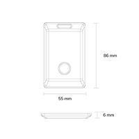 Built-In Rfid Akselerometer Geo Ibeacon Tag Ble Bluetooth 5.1 Lokasi Lencana Kartu Dpt Dipakai Beacon dengan Tombol Tekan