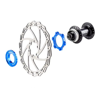 TOOPRE Accessoires de vélo Verrouillage central à six broches Vis Disque de frein Conversion Moyeu Disque Verrouillage central Adaptateur de disque