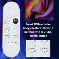 Télécommande Smart TV G9N9N avec clavier en silicone 4 boutons et code fixe Remplacer la télécommande vocale