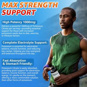 Vitadiscovery Nutrición deportiva Gomitas Suplemento de citrato de potasio sin azúcar con magnesio Calcio Zinc Sodio Vitamina B6 B12 - Product Image 3