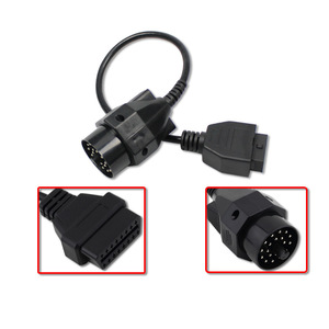 Adaptador OBD BMW de 20 Pines a OBD2 de 16 Pines, Conector de Diagnóstico Automotriz Macho a Hembra, Inserción Recta - Product Image 1