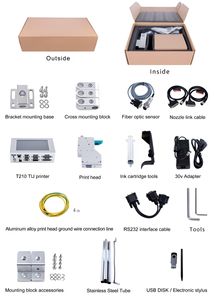 T210ES1 stampante a getto d'inchiostro <span class=keywords><strong>Ricoh</strong></span> automatica professionale con pannello a sfioramento per carta e data di scadenza di stampa - Product Image 3