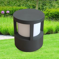 Lampe solaire LED AC/DC pour extérieur, étanche IP65, en aluminium, pour clôture, portail, poteau de rue, décoration de jardin, cour, véranda, pelouse, avec application
