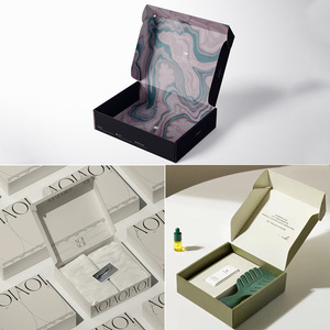 Bán buôn tùy chỉnh thiết kế in logo vận chuyển hộp bưu phẩm đen hộp bưu phẩm bán buôn với logo - Product Image 2