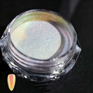 Poudre de pigment holographique scintillante multicolore pour le nail art et le maquillage - Product Image 2
