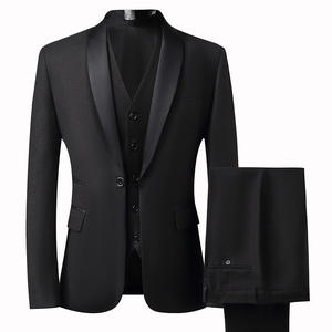 Hot Fashion Blazer Trajes <span class=keywords><strong>de</strong></span> hombre 3 <span class=keywords><strong>piezas</strong></span> Conjunto <span class=keywords><strong>de</strong></span> dos <span class=keywords><strong>piezas</strong></span> Slim Fit Boda Peaked Lapel Wedding Prom <span class=keywords><strong>Terno</strong></span> Masculino Traje formal <span class=keywords><strong>de</strong></span> hombre - Product Image 6
