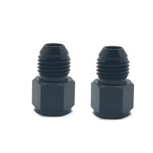 Modifié automobile aluminium AN4 femelle à AN6 mâle refroidisseur d'huile réducteur raccord <span class=keywords><strong>pompe</strong></span> à carburant adaptateur Conversion vis - Product Image 3