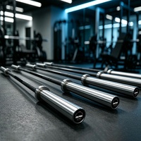 Barre de musculation pour femmes OKPRO Fitness 15 kg, barre de musculation en acier haute résistance pour équipement de musculation en salle de sport commerciale