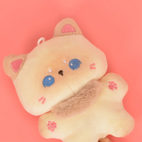 Mini poupée Kpop en peluche de 10cm personnage d'anime personnalisée porte-clés décoration pendentif jouet en peluche personnalisé avec remplissage en coton PP