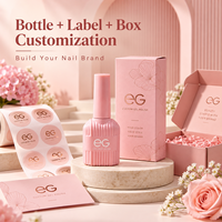 Vernis Gel UV à Base d'Eau 15ml Séchage Rapide Personnalisé Marque Privée Luxe OEM ODM Haute Brillance Usage Professionnel Longue Durée Kit DIY en Promotion