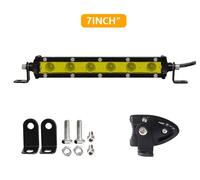18-108W Petites barres lumineuses à LED à une rangée Nouvelle condition Wrangler pour les projecteurs de travail d'ingénierie automobile et moto