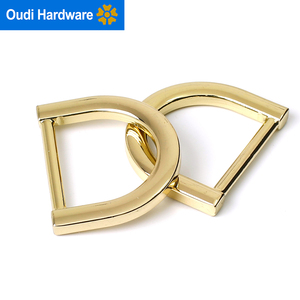 <strong>Bag</strong> Strap <strong>Accessories</strong> Zinc Alloy D Ring Metal Rings for <strong>Bags</strong> Buckle Handbag Rings and Fittings - Product Image 1