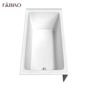 FGBIAO <span class=keywords><strong>Tablier</strong></span> Rectangle Blanc Nord-Américain Alcove Jupe Latérale <span class=keywords><strong>Baignoire</strong></span> Autoportante Avec CUPC - Product Image 5