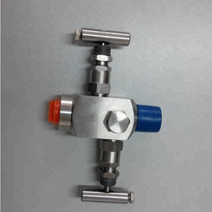Collecteur d'instruments standard SS316L à 2 voies, filetage NPT 1/2'', purge d'isolation pour manomètre EJA 1 - Product Image 1