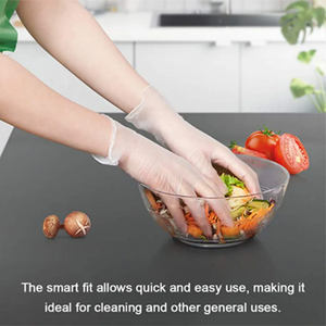 Boîte de gants en vinyle nitrile transparent biodégradable jetable personnalisé de qualité alimentaire sans poudre 100 pièces - Product Image 6