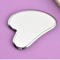 Ensemble de rouleaux et de Gua Sha en acier inoxydable 304 avec logo personnalisé, outil de massage, kit d'outils de massage facial pour le visage, les yeux, le cou et le corps
