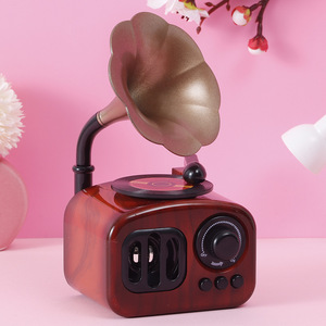 Yu Mo Retro Gramophone <b>Music</b> <b>Box</b> Wind-up Classical Style Decor Gift For Home Photography Prop - Product Image 3