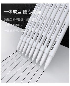 Biểu Tượng Tùy Chỉnh Gel Màu Đen Bút 0.05-0.8Mm Nib Nhiều Màu Đen Mực Dài Viết Cứng Thư Pháp Bút Cho Văn Phòng Hàng Ngày Sử Dụng Thiết Lập - Product Image 4