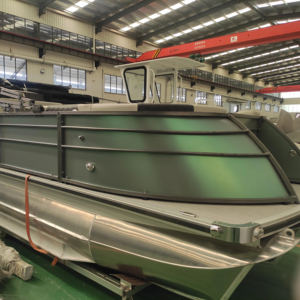 Canada Aluminium Cruising Tritoon Family Party Pontoon Boat avec barre lumineuse à vendre - Product Image 2